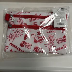 福岡ソフトバンクホークス 30周年九州柄チケットホルダー付きサコッシュ