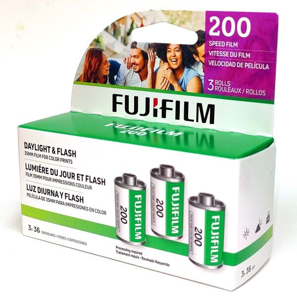 FUJIFILM 200-36枚撮【3本入】富士フイルム カラーネガフィルム ISO感度200 135/35mm 新品