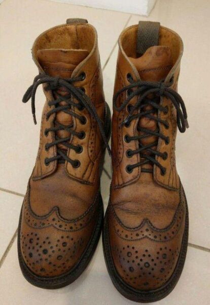 トリッカーズ ウイングチップ Tricker's カントリーブーツ