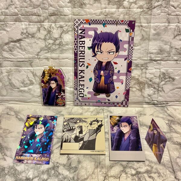 【カルエゴ】魔入りました!入間くん バビルス祝賀会 AMOCAFE お守り風アクリルキーホルダー・デビパシャカード