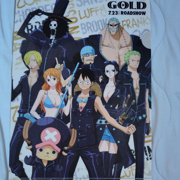 ONE PIECE FILM GOLD クリアファイル 麦わらの一味