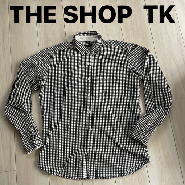 THE SHOP TK MIXPICE タケオキクチ チェック シャツ ボタンダウンシャツ ギンガムチェック モノトーン