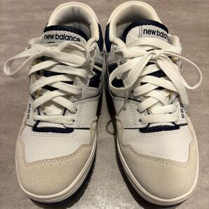 ニューバランス BB550WA1 WHITE/NAVY スニーカー
