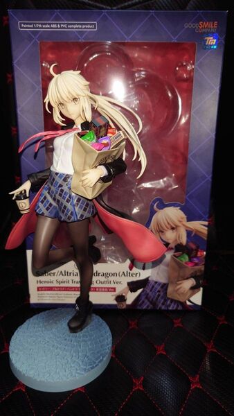 美品 Fate/Grand Order セイバー/アルトリアペンドラゴン【オルタ】英霊旅装Ver. 1/7 フィギュア 国内正規品