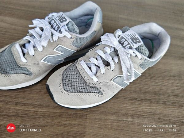 new balance ニューバランス 定番CM996 24.5cm 古着 白 D ML574EVM バーガンディ 灰
