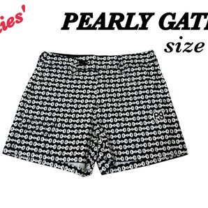 PG パーリーゲイツ パンツ ショートパンツ レディース0 Sサイズ 総柄