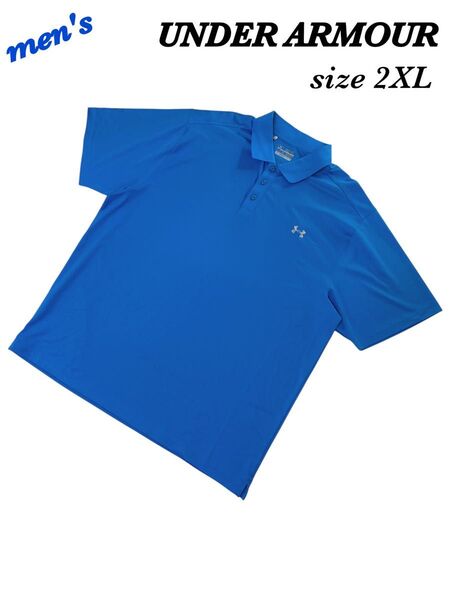 UNDER ARMOUR アンダーアーマー ポロシャツ メンズ2XL 3L 冷感