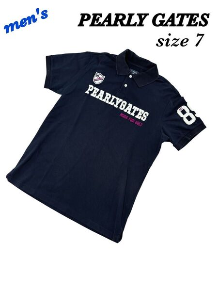 PG パーリーゲイツ ポロシャツ メンズ7 2XL 3L ビッグサイズ ゆったり