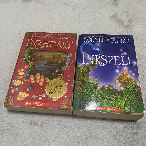 INKHEART INKSPELL CORNELIA FUNKE 2冊セット 洋書 中古本
