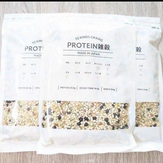 あじげん プロテイン 雑穀 400g 3袋