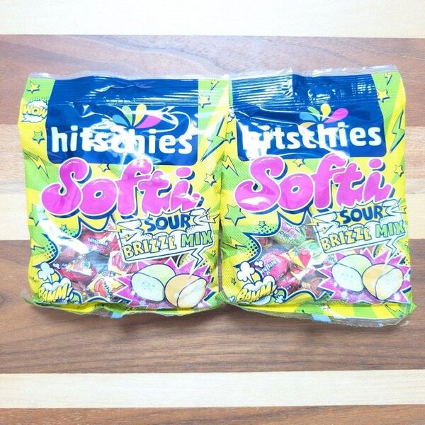 ヒッチーズ ソフティ サワー&ブリズルミックス味 輸入菓子 2個 90g