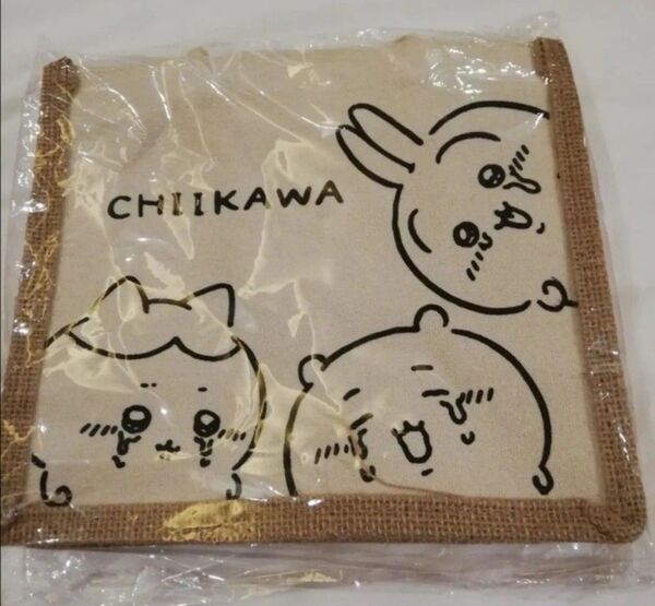 価格の相談は応じません ちいかわ うさぎ ハチワレ はちわれ 白色 台湾限定 麻布手提鞄 エコバッグ トートバック 折り畳み発送