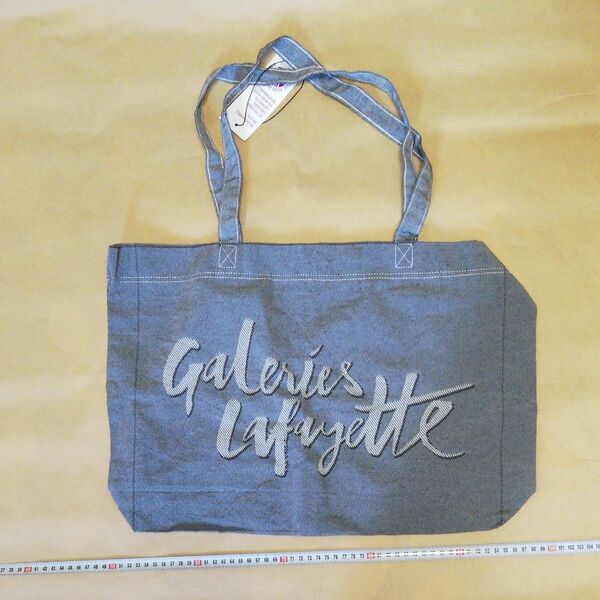 灰色 デパート Galeries Lafayette パリ フランス ギャラリーラファイエット エコバッグ グレー トートバック