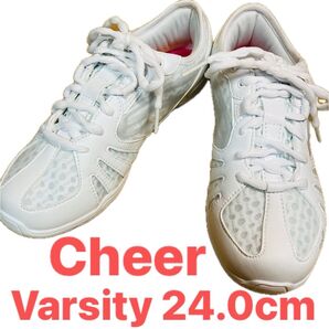未使用 Varsity cheerleading シューズ 24cm ホワイト