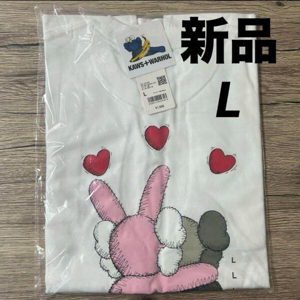 ユニクロ UNIQLO カウズ Tシャツ L