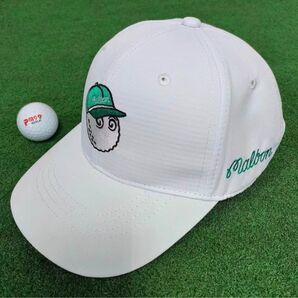 マルボン ゴルフ MALBON GOLF キャップ ホワイト