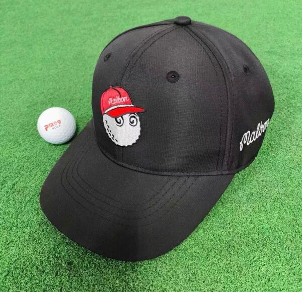 マルボン ゴルフ MALBON GOLF キャップ ブラック