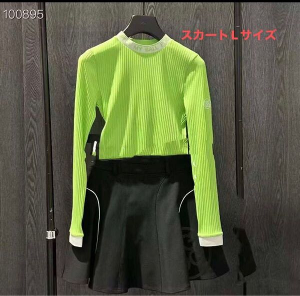 新品最終値下ジーフォア ゴルフミニスカート インナーパンツ付き L