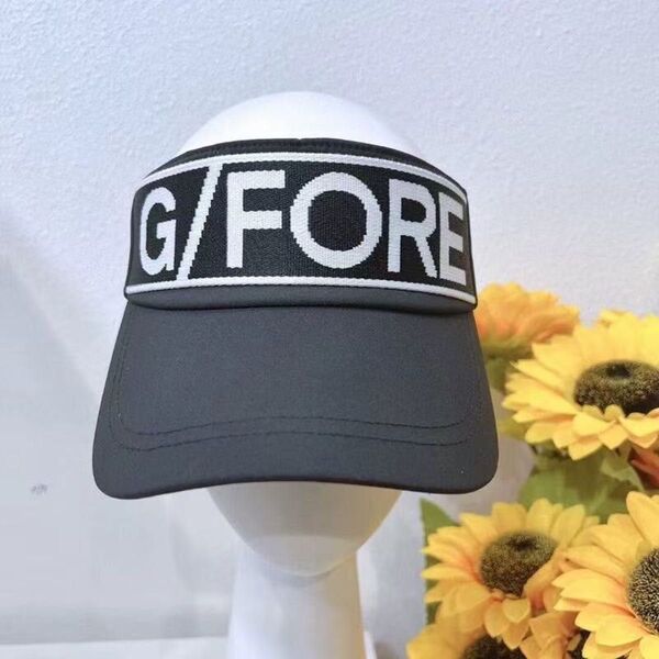 25新作 ジーフォア ゴルフ G/FORE サンバイザー ブラック
