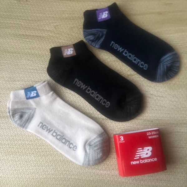 new balance ニューバランス ソックス 3足組 サイズ 23〜25cm