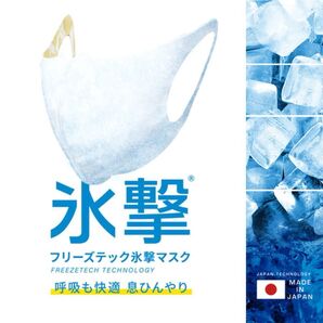 在庫1点のみ!フリーズテック FREEZE TECH 氷撃マスク ホワイト サイズ:M(男女兼用)