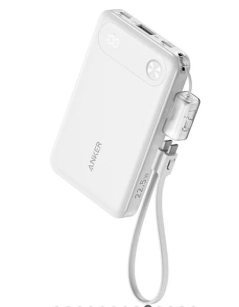 Anker Power Bank (10000mAh, 22.5W) 最大22.5W出力 USB-C&USB-C ケーブル付属