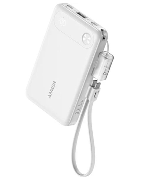 Anker Power Bank (10000mAh, 22.5W) 最大22.5W出力 USB-C&USB-C ケーブル付属