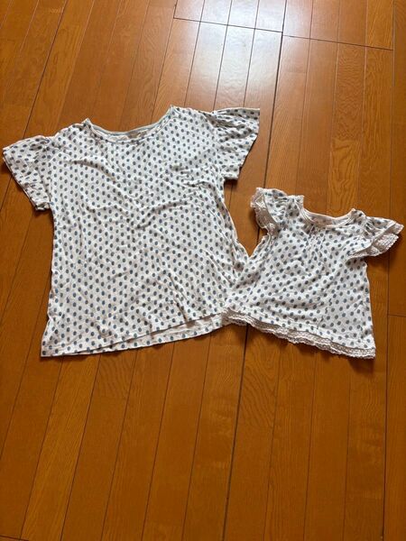 親子お揃い ベルメゾン 千趣会 半袖 トップス Tシャツ