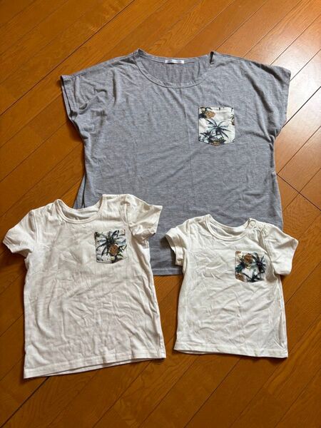 神戸レタス 親子お揃い 半袖Tシャツ Tシャツ 半袖