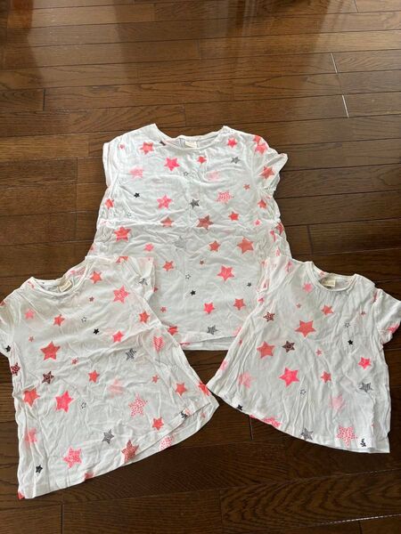 親子お揃い Tシャツ 女の子 半袖Tシャツ まとめ売り