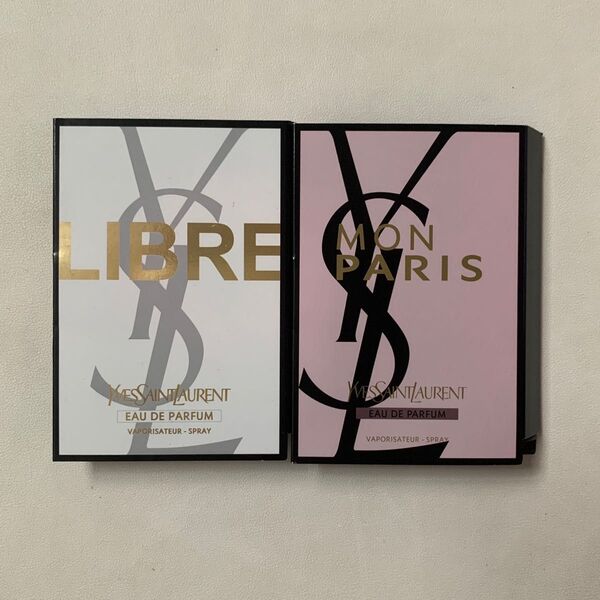 Yves Saint Laurent イヴ・サンローラン 香水サンプル リブレ & モンパリ オーデパルファム