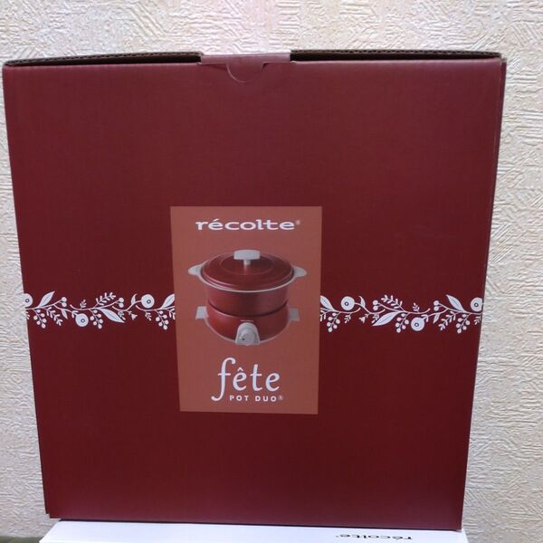 recolte fte POT DUO レッド 未使用