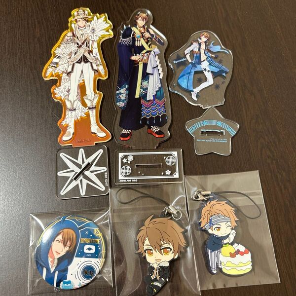 十龍之介 アイナナ アクスタ 缶バッチ キーホルダー
