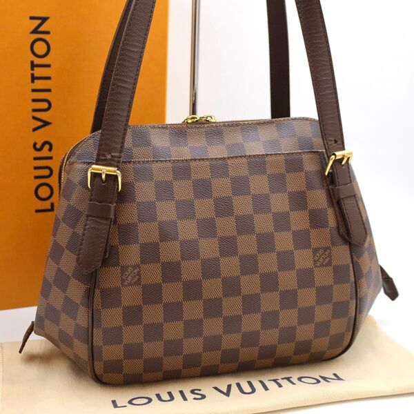 ルイヴィトン LOUIS VUITTON ハンドバッグ トートバッグ ダミエ エベヌ ブラウン べレム MM ハンドバッグ