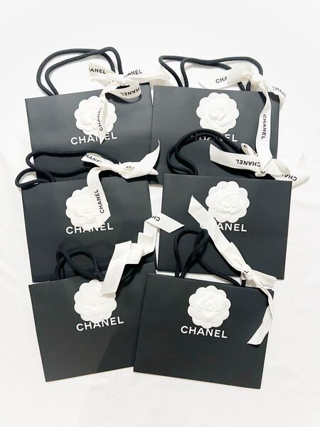 現品限り★CHANEL☆ショッパー★6枚セット ブラック