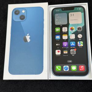 iPhone 13 128GB Blue simフリー 美品 判定◯ 訳あり