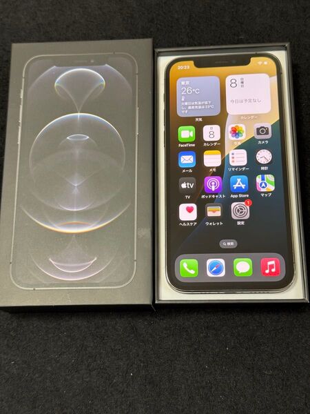 iPhone 12 Pro 256GB Graphite simフリー 美品 判定◯