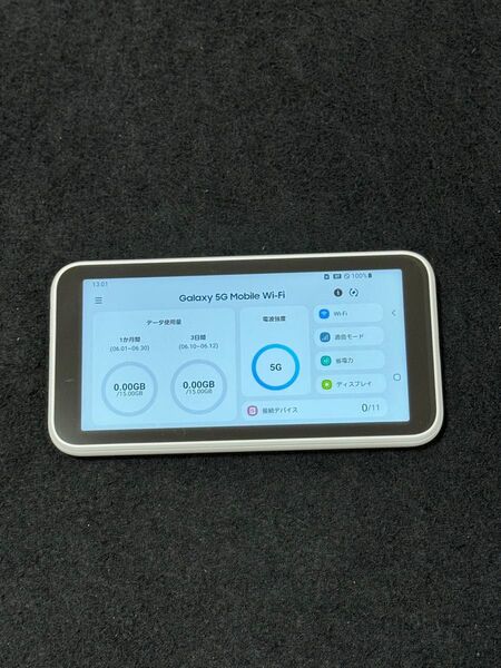 Galaxy 5G Mobile Wi-Fiルーター SCR01 simフリー 判定◯