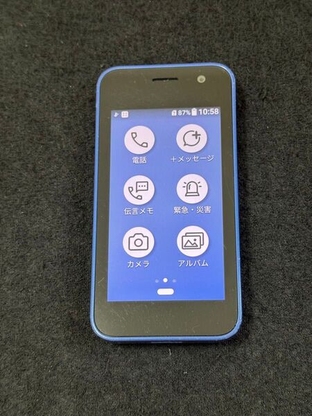 docomo キッズケータイ KY-41C ブルー simフリー 判定◯