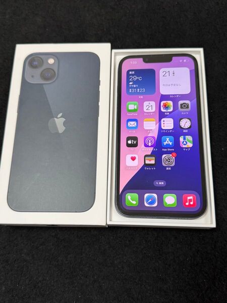 iPhone 13 256GB Midnight simフリー 判定◯