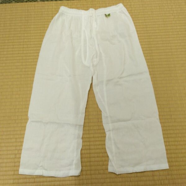 新品未使用品 メンズ 肌着 ステテコ ロンパン 白色 Lサイズ