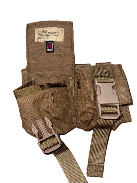 実物 LBT 9008B ダブルハンドグレネードポーチ CB コヨーテブラウン 海兵隊 マリーン seal devgru