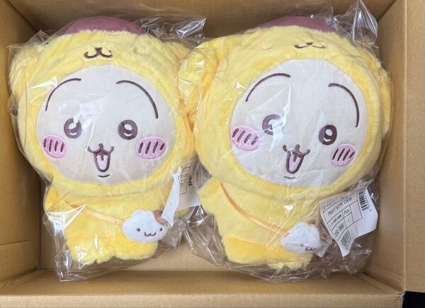 ちいかわ うさぎ × ポムポムプリン ぬいぐるみ うさぎ サンリオ