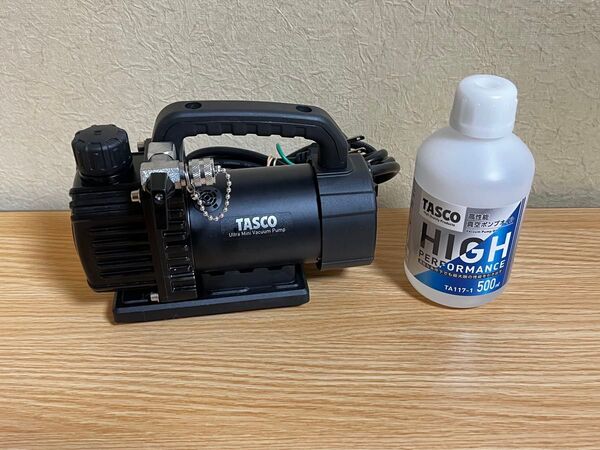 TASCO タスコ ウルトラミニシングルステージ 真空ポンプ TA150SV オイル逆流防止弁付 オイル付 イチネンTASCO