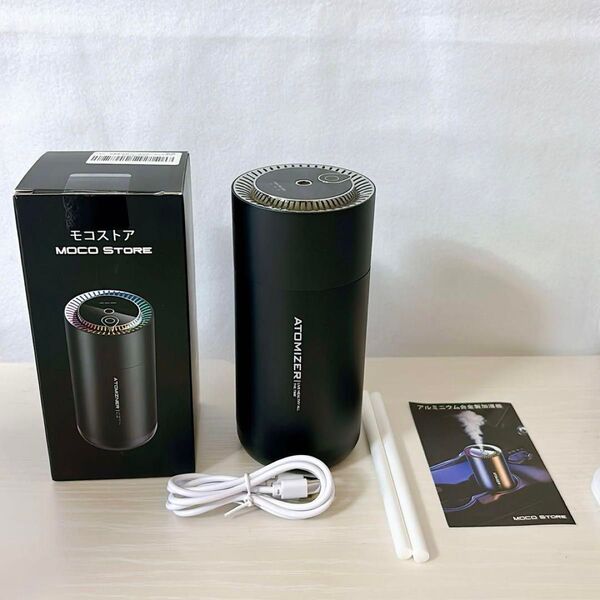 車加湿器 コンパクト除菌 アロマ対応 超音波式 車用加湿器 静音 LED USB