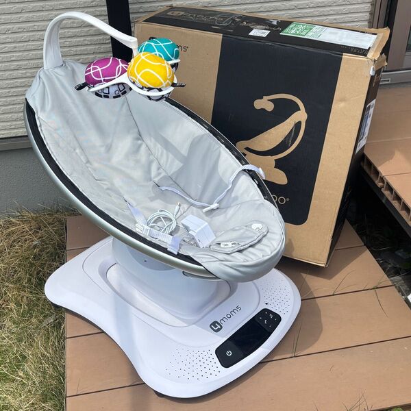 4moms mamaRoo4.0 ママルー4.0 電動バウンサー(マルチ)ベビーチェアbluetooth プラッシュ フォーマムズ