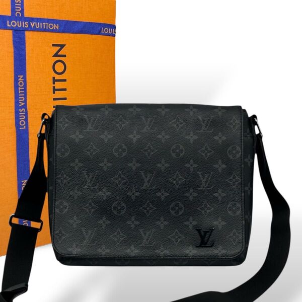 未使用級 ルイヴィトン ディストリクトPM エクリプス ショルダーバッグ LOUIS VUITTON メッセンジャー モノグラム