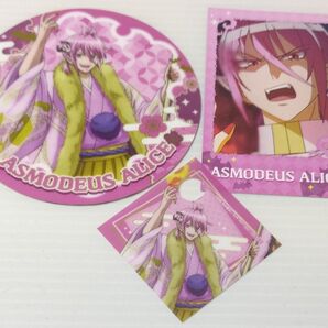 【新品】魔入りました入間くん AMOカフェ 特典コースター ストロータグ カード アスモデウス