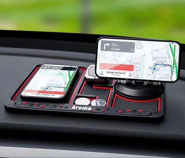 車載 スマホホルダー滑り止めマット多機能