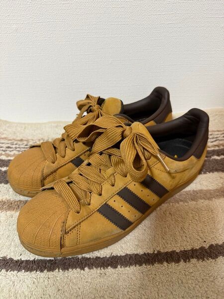 adidas スーパースター ブラウン 26cm